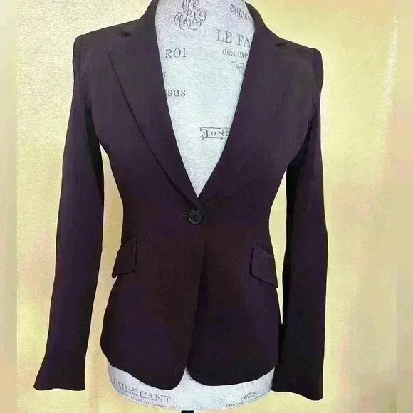 Theyskens’ Theory “Jomas Fomment Jacket In Dark Calla Size 0 NWOT! - Picture 5 of 9